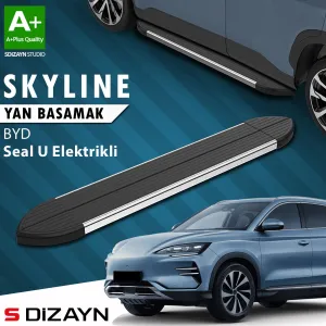 BYD Seal 2022-Günümüz (Seal) uyumlu U Elektrikli Skyline Krom Yan Basamak 193 Cm 2022 Üzeri A+ Kalite modelleri Oto Aksesuar Shop'de. Kaliteli malzeme, hızlı