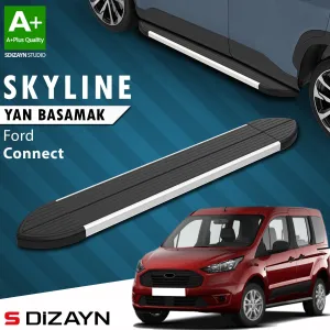 s-dizayn uyumlu Ford Connect 3 Skyline Aluminyum Yan Basamak 193 Cm 2023 Üzeri A+ Kalite modelleri Oto Aksesuar Shop'de. Kaliteli malzeme, hızlı kargo ve