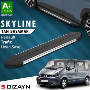 s-dizayn uyumlu Renault Trafic 2 Uzun Şase Skyline Krom Yan Basamak 263 Cm 2001-2014 A+ Kalite modelleri Oto Aksesuar Shop'de. Kaliteli malzeme, hızlı kargo ve