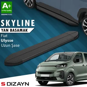 s-dizayn uyumlu Fiat Ulysse Skyline Siyah Yan Basamak 243 Cm 2022 Üzeri A+ Kalite modelleri Oto Aksesuar Shop'de. Kaliteli malzeme, hızlı kargo ve güvenli