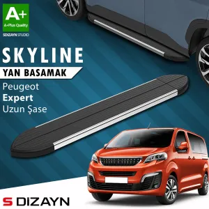 s-dizayn uyumlu Peugeot Expert 3 Uzun Şase Skyline Krom Yan Basamak 243 Cm 2016 Üzeri A+ Kalite modelleri Oto Aksesuar Shop'de. Kaliteli malzeme, hızlı kargo