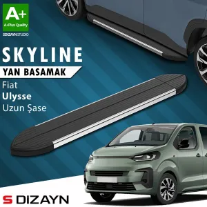 s-dizayn uyumlu Fiat Ulysse Skyline Krom Yan Basamak 243 Cm 2022 Üzeri A+ Kalite modelleri Oto Aksesuar Shop'de. Kaliteli malzeme, hızlı kargo ve güvenli