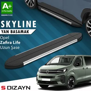 Opel Zafira 2019-Günümüz uyumlu Life Skyline Krom Yan Basamak 243 Cm 2020 Üzeri A+ Kalite modelleri Oto Aksesuar Shop'de. Kaliteli malzeme, hızlı kargo ve