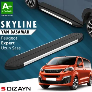 s-dizayn uyumlu Peugeot Expert 3 Uzun Şase Skyline Aluminyum Yan Basamak 243 Cm 2016 Üzeri A+ Kalite modelleri Oto Aksesuar Shop'de. Kaliteli malzeme, hızlı