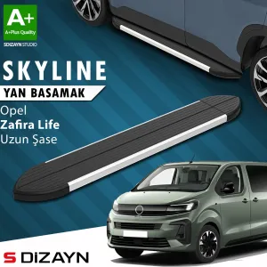 Opel Zafira 2019-Günümüz uyumlu Life Skyline Aluminyum Yan Basamak 243 Cm 2020 Üzeri A+ Kalite modelleri Oto Aksesuar Shop'de. Kaliteli malzeme, hızlı kargo ve