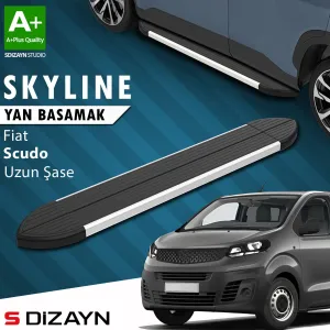 s-dizayn uyumlu Fiat Scudo 3 Skyline Aluminyum Yan Basamak 243 Cm 2020 Üzeri A+ Kalite modelleri Oto Aksesuar Shop'de. Kaliteli malzeme, hızlı kargo ve güvenli