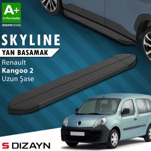 s-dizayn uyumlu Renault Kangoo 2 Uzun Şase Skyline Siyah Yan Basamak 223 Cm 2008-2020 A+ Kalite modelleri Oto Aksesuar Shop'de. Kaliteli malzeme, hızlı kargo