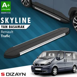 s-dizayn uyumlu Renault Trafic 2 Kısa Şase Skyline Krom Yan Basamak 223 Cm 2001-2014 A+ Kalite modelleri Oto Aksesuar Shop'de. Kaliteli malzeme, hızlı kargo ve