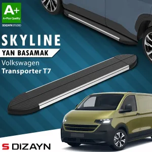 s-dizayn uyumlu VW Transporter T7 Skyline Krom Yan Basamak 223 Cm 2024 Üzeri A+ Kalite modelleri Oto Aksesuar Shop'de. Kaliteli malzeme, hızlı kargo ve güvenli