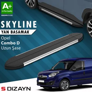 s-dizayn uyumlu Opel Combo D Uzun Şase Skyline Krom Yan Basamak 223 Cm 2011-2015 A+ Kalite modelleri Oto Aksesuar Shop'de. Kaliteli malzeme, hızlı kargo ve
