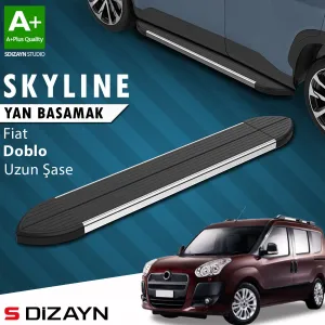 s-dizayn uyumlu Fiat Doblo 2 Uzun Şase Skyline Krom Yan Basamak 223 Cm 2010-2023 A+ Kalite modelleri Oto Aksesuar Shop'de. Kaliteli malzeme, hızlı kargo ve