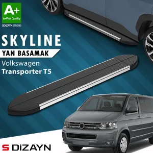 s-dizayn uyumlu VW Transporter T5 Kısa Şase Skyline Krom Yan Basamak 213 Cm 2003-2015 A+ Kalite modelleri Oto Aksesuar Shop'de. Kaliteli malzeme, hızlı kargo