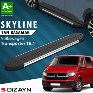 s-dizayn uyumlu VW Transporter T6.1 Kısa Şase Skyline Krom Yan Basamak 213 Cm 2019-2024 A+ Kalite modelleri Oto Aksesuar Shop'de. Kaliteli malzeme, hızlı kargo
