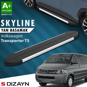s-dizayn uyumlu VW Transporter T5 Kısa Şase Skyline Aluminyum Yan Basamak 213 Cm 2003-2015 A+ Kalite modelleri Oto Aksesuar Shop'de. Kaliteli malzeme, hızlı