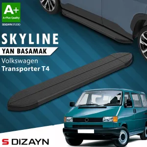 s-dizayn uyumlu VW Transporter T4 Kısa Şase Skyline Siyah Yan Basamak 213 Cm 1995-2003 A+ Kalite modelleri Oto Aksesuar Shop'de. Kaliteli malzeme, hızlı kargo