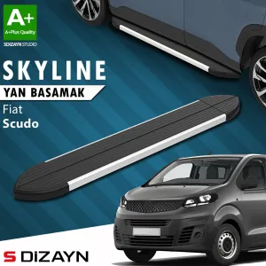 S-Dizayn Fiat Scudo 3 Skyline Aluminyum Yan Basamak 213 Cm 2020 Üzeri A+ Kalite thumb 1