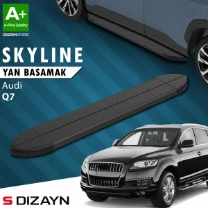 Audi Q7 2005-2015 (4L) uyumlu Skyline Siyah Yan Basamak 213 Cm 2005-2015 A+ Kalite modelleri Oto Aksesuar Shop'de. Kaliteli malzeme, hızlı kargo ve güvenli