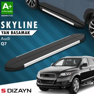 S-Dizayn Audi Q7 Skyline Aluminyum Yan Basamak 213 Cm 2005-2015 A+ Kalite thumb 1