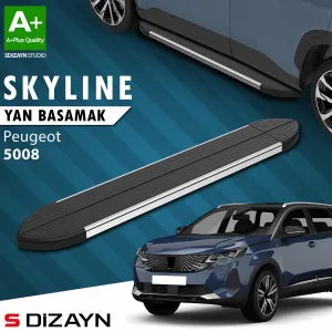 Peugeot 5008 2017-Günümüz (P87) uyumlu 2 Skyline Krom Yan Basamak 203 Cm 2017-2023 A+ Kalite modelleri Oto Aksesuar Shop'de. Kaliteli malzeme, hızlı kargo ve