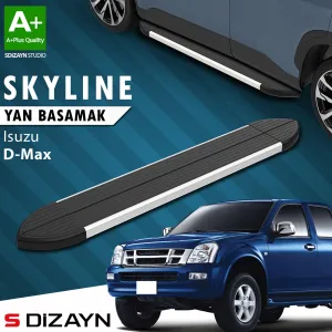 S-Dizayn Isuzu D-Max Skyline Aluminyum Yan Basamak 203 Cm 2007-2012 A+ Kalite thumb 1