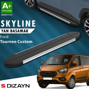 Ford Tourneo Custom V362/V362 Fl Kısa Şase Skyline Krom Yan Basamak 203 Cm 2012-2022 A+ Kalite