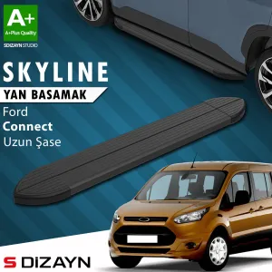 Ford Connect Uzun Şase Skyline Siyah Yan Basamak 203 Cm 2002-2014 A+ Kalite