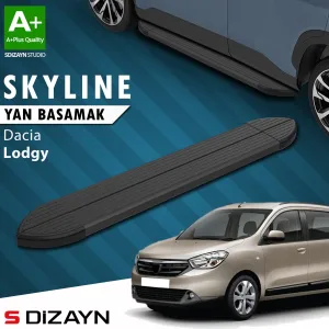 Dacia Lodgy 2012-2022 (J92) uyumlu Skyline Siyah Yan Basamak 203 Cm 2012 Üzeri A+ Kalite modelleri Oto Aksesuar Shop'de. Kaliteli malzeme, hızlı kargo ve