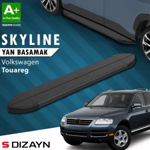 S-Dizayn VW Touareg Skyline Siyah Yan Basamak 193 Cm 2002-2010 A+ Kalite thumb 1