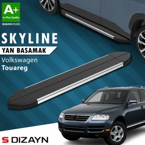 S-Dizayn VW Touareg Skyline Krom Yan Basamak 193 Cm 2002-2010 A+ Kalite thumb 1