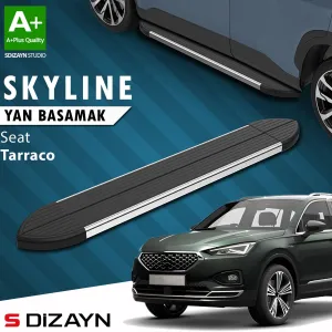 Seat Tarraco 2018-Günümüz (KN2) uyumlu Skyline Krom Yan Basamak 193 Cm 2018-2024 A+ Kalite modelleri Oto Aksesuar Shop'de. Kaliteli malzeme, hızlı kargo ve