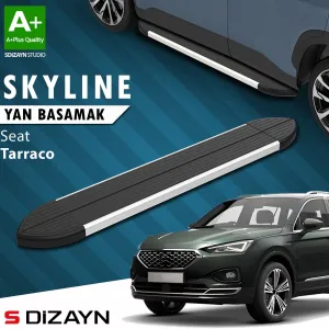 Seat Tarraco 2018-Günümüz (KN2) uyumlu Skyline Aluminyum Yan Basamak 193 Cm 2018-2024 A+ Kalite modelleri Oto Aksesuar Shop'de. Kaliteli malzeme, hızlı kargo
