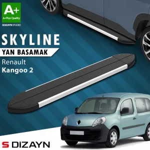 S-Dizayn Renault Kangoo 2 Skyline Aluminyum Yan Basamak 193 Cm 2008-2020 A+ Kalite thumb 1