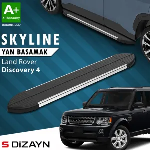 S-Dizayn Land Rover Discovery 4 Skyline Krom Yan Basamak 193 Cm 2009-2016 A+ Kalite thumb 1