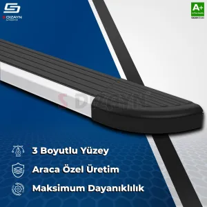 Fiat Fullback Skyline Aluminyum Yan Basamak 193 Cm 2016-2019 A+ Kalite - Görsel 5