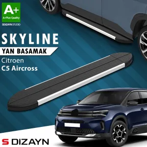 Citroen C5 Aircross 2017-Günümüz (C84) uyumlu Skyline Aluminyum Yan Basamak 193 Cm 2017 Üzeri A+ Kalite modelleri Oto Aksesuar Shop'de. Kaliteli malzeme, hızlı