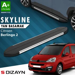 Citroen Berlingo 2008-2018 (B9) uyumlu 2 Skyline Krom Yan Basamak 193 Cm 2008-2018 A+ Kalite modelleri Oto Aksesuar Shop'de. Kaliteli malzeme, hızlı kargo ve