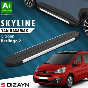 Citroen Berlingo 2008-2018 (B9) uyumlu 2 Skyline Aluminyum Yan Basamak 193 Cm 2008-2018 A+ Kalite modelleri Oto Aksesuar Shop'de. Kaliteli malzeme, hızlı kargo