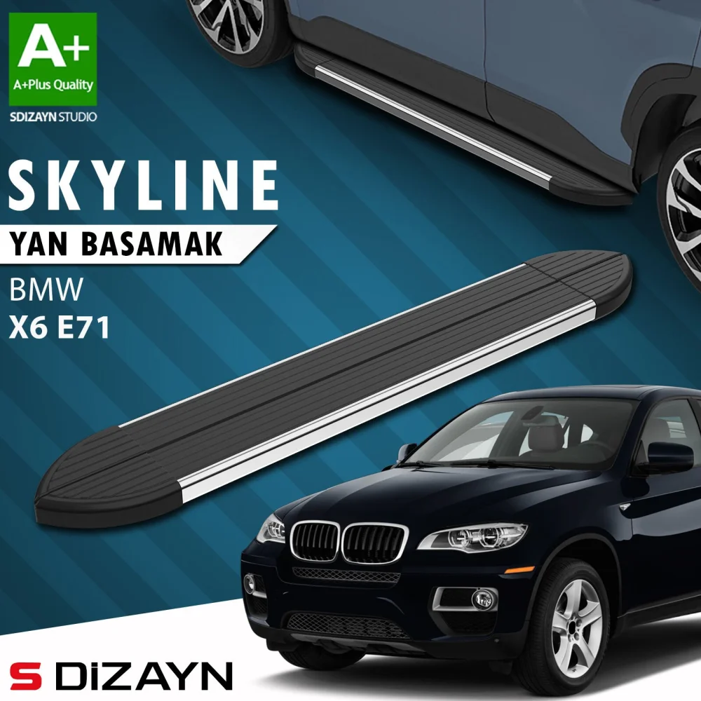 Bmw X6 E71 Skyline Krom Yan Basamak 193 Cm 2008-2014 A+ Kalite