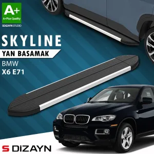 BMW X6 2008-2014 (E71) uyumlu E71 Skyline Aluminyum Yan Basamak 193 Cm 2008-2014 A+ Kalite modelleri Oto Aksesuar Shop'de. Kaliteli malzeme, hızlı kargo ve