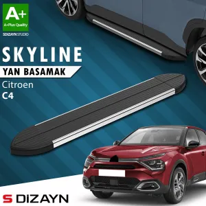 Citroen C4 2020-Günümüz (C41) uyumlu 3 Skyline Krom Yan Basamak 183 Cm 2021 Üzeri A+ Kalite modelleri Oto Aksesuar Shop'de. Kaliteli malzeme, hızlı kargo ve