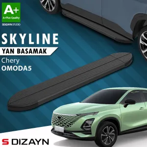 S-Dizayn Chery Omoda5 Skyline Siyah Yan Basamak 183 Cm 2022 Üzeri A+ Kalite thumb 1