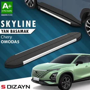 Chery Omoda 5 T19C 2023-2025 (C5) Skyline Aluminyum Yan Basamak 183 Cm A+ Kalite