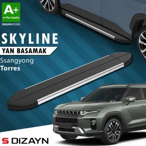 S-Dizayn Ssangyong Torres Skyline Krom Yan Basamak 183 Cm 2023 Üzeri A+ Kalite thumb 1