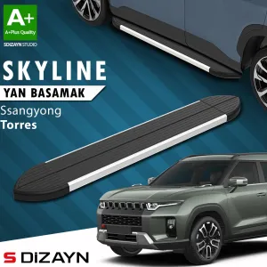 Ssangyong Torres Skyline Aluminyum Yan Basamak 183 Cm 2023 Üzeri A+ Kalite