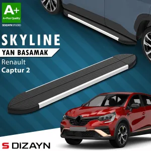 S-Dizayn Renault Captur 2 Skyline Aluminyum Yan Basamak 183 Cm 2020 Üzeri A+ Kalite thumb 1