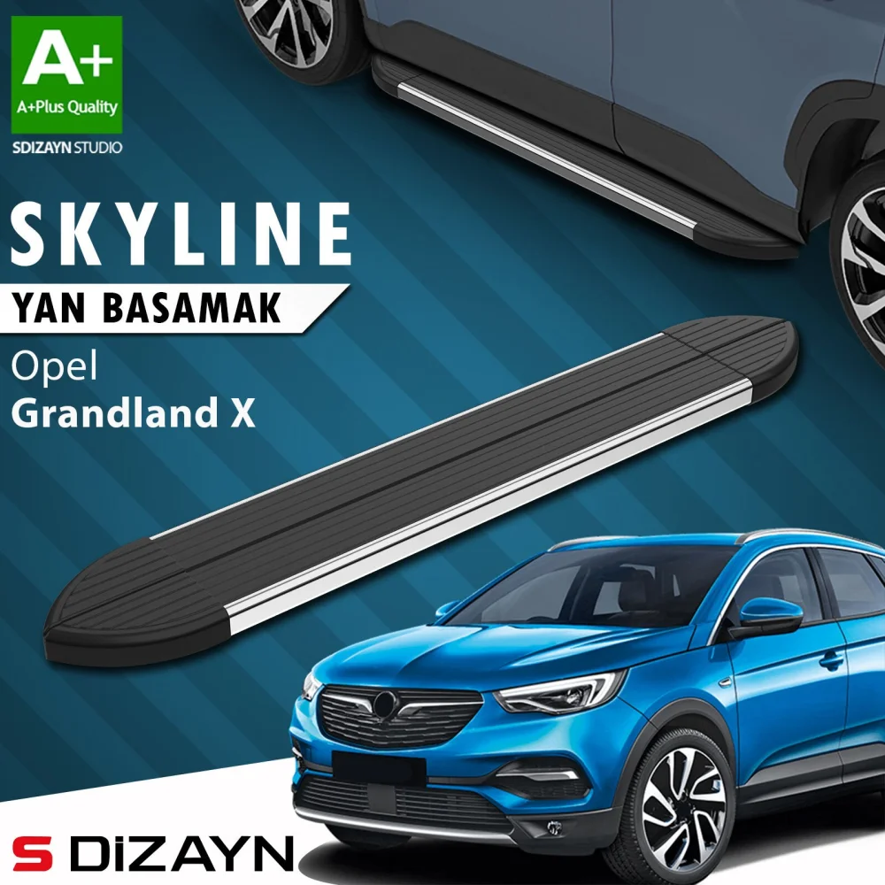 Opel Grandland X Skyline Krom Yan Basamak 183 Cm 2017-2024 A+ Kalite