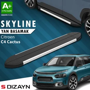 Citroen C4 Cactus 2014-2020 (E3) uyumlu Skyline Aluminyum Yan Basamak 183 Cm 2014 Üzeri A+ Kalite modelleri Oto Aksesuar Shop'de. Kaliteli malzeme, hızlı kargo