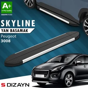 Peugeot 3008 2008-2016 (T84) uyumlu Skyline Aluminyum Yan Basamak 183 Cm 2009-2013 A+ Kalite modelleri Oto Aksesuar Shop'de. Kaliteli malzeme, hızlı kargo ve