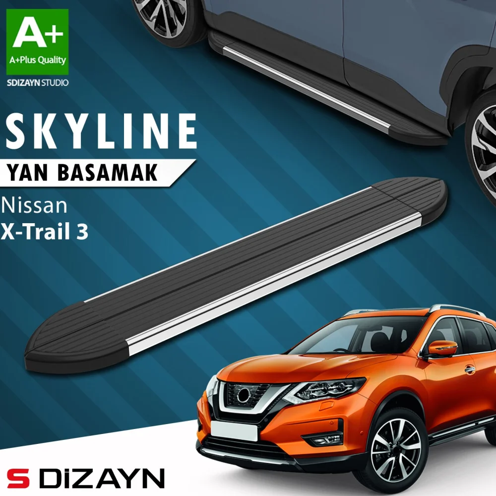 Nissan X-Trail T32 Skyline Krom Yan Basamak 183 Cm 2014-2022 A+ Kalite
