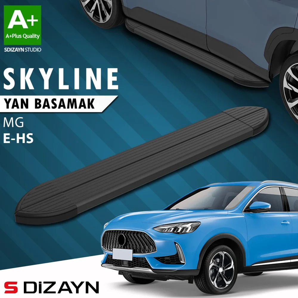 MG E-HS Skyline Siyah Yan Basamak 183 Cm 2021-2024 A+ Kalite